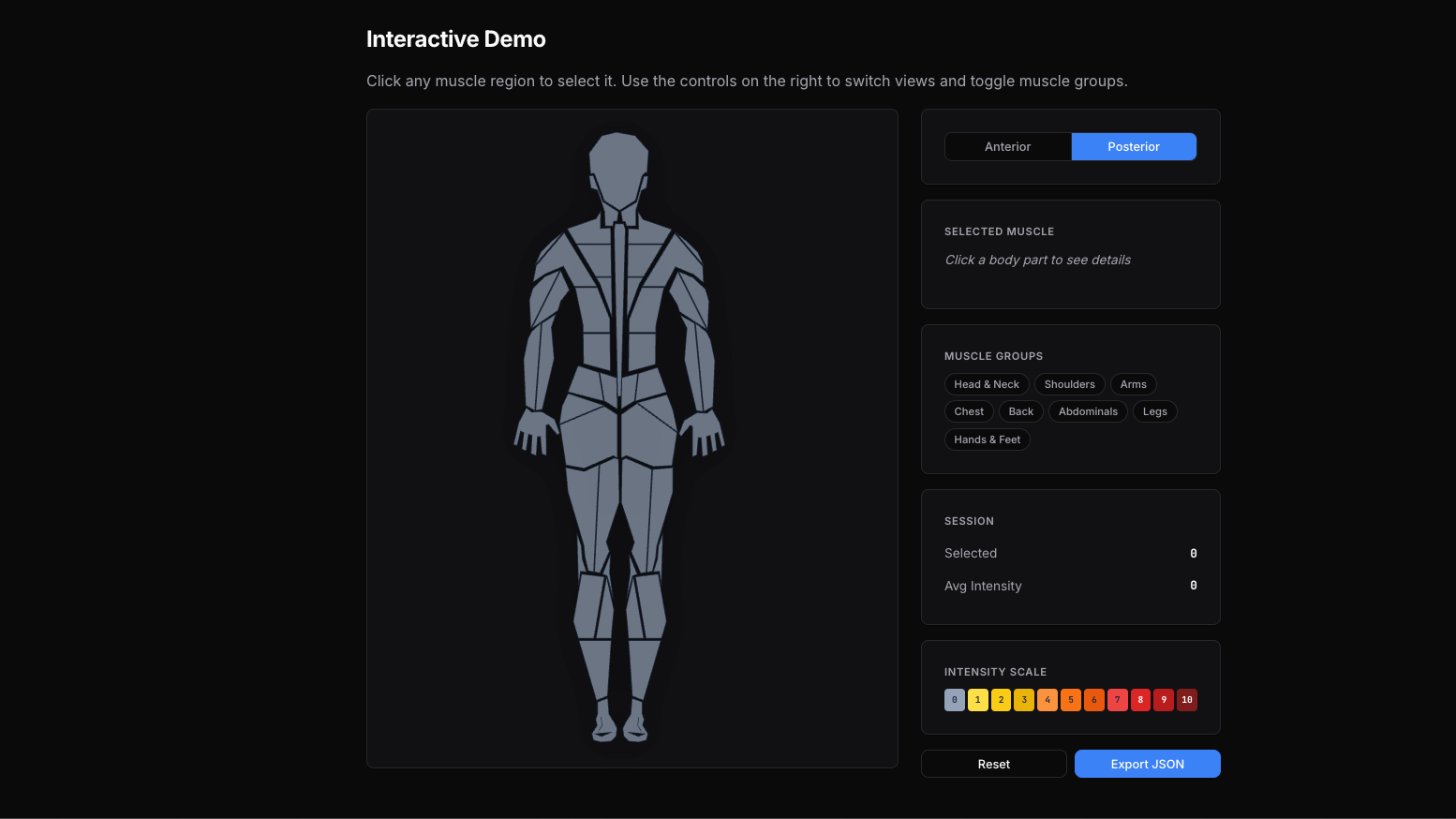 Body Muscles Demo Screenshot